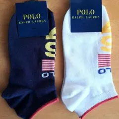 Polo Ralph Lauren ロゴ入りソックス 2色セット