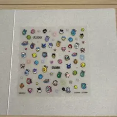 たまごっち ネイルシールコレクションフラットガシャポンのデザインA