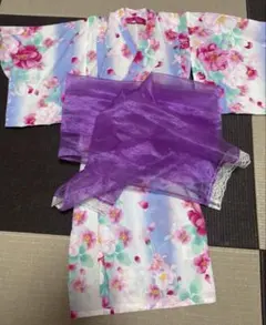 ビーデスビー　女の子　浴衣　セパレート　3点セット　120cm