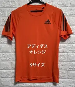 特別値引　アディダス　Tシャツ　オレンジ　希少　美品　Sサイズ　タグ付き