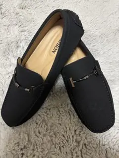 2*4様 FASHION ブラックブルーローファー