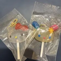 サンリオキャラクターズ カラフルキャンディチャーム ウサハナ　キティ