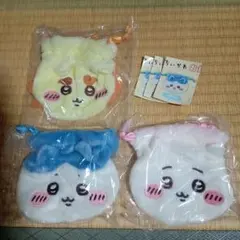 ちいかわ　おかお巾着①　3種セット　ちいかわ　ハチワレ　シーサー