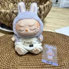Labubu Have a Seat ZIZI ぬいぐるみ カード 服付 美品