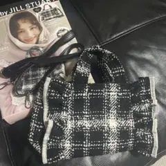 はむ様専用 JILLSTUART ツイードフリルバッグ