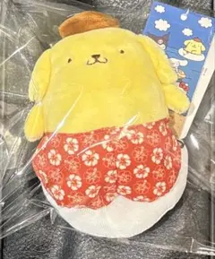 即日発送 ローリーズファーム ポムポムプリン ぬいキーホルダー 日焼け