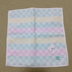 courrèges タオルハンカチ パステル チェックのサムネイル