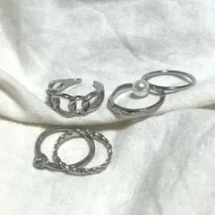 シルバーリング 5点セット 指輪 まとめ売り