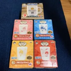 ワンピース　一番くじ G賞 グラス5個セット【新品未使用】