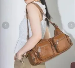 JEANASIS 4ポケットワンショルダーBAG ブラウン