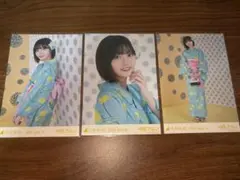 【まとめ売り可能】中西アルノ 3種コンプ 生写真 2022浴衣