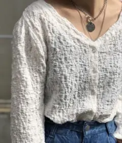 ＊ kastane クラッシュジャガード２WAYカーデ ＊