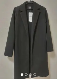 【中古品】　ZARA 深緑　チェスターコート