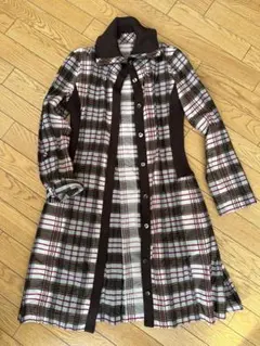 ヒロコビス9号　チェック柄コート