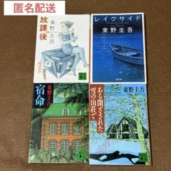 【東野圭吾４冊セット】ある閉ざされた雪の山荘で／放課後／宿命／レイクサイドのサムネイル
