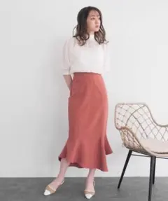 LIP SERVICE ランダムヘムマーメイドスカート