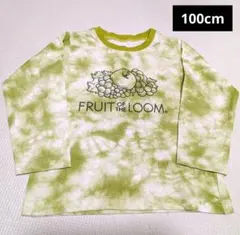 FRUIT OF THE LOOM タイダイ柄長袖カットソー 100cm