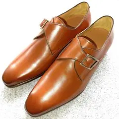 ★新品・未使用★インテレッサ【24.5㎝】茶色◆シングルモンク◆ビジネスシューズのサムネイル