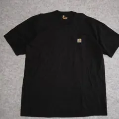 E85 カーハート　ポケT 黒　ブラック　Tシャツ XL ゆるだぼのサムネイル