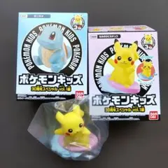 【匿名配送】ポケモンキッズ 30周年SP ゼニガメ ＆ なみのりピカチュウ