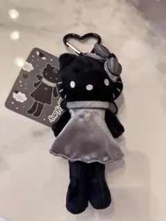 新品　ハローキティ　スタイルアップマスコット ブラックエンジェルキティ　脚長