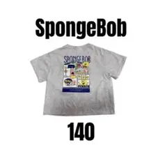 【spongebob スポンジボブ】半袖Tシャツ　キッズ　人気　140