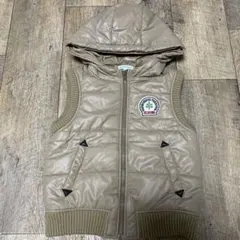 【美品】サンカンシオン　中綿入りベスト　男女兼用　130㎝　アウター