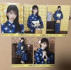 乃木坂46 生写真 矢田萌華 真夏の全国ツアー2026 浴衣 5種コンプ 美品