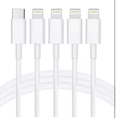 【正規MFi認証品】iPhone ライトニングケーブル1M/2M 各２本