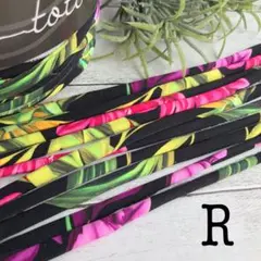 【5m¥400】ライクラR✧トロピカルベルベットフラワー✧Tシャツヤーン✧