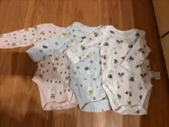 ユニクロ　ミッフィー　長袖ロンパース　70 3枚セット