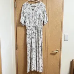 グローバルワーク　花柄　ロングワンピース　Lサイズ