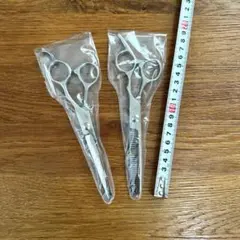 ペット用 ステンレス トリミングシザー　カットハサミ スキハサミ セット