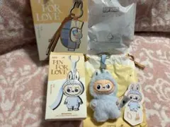 LABUBU PIN FOR LOVE ぬいぐるみ ラブブ イニシャル Dセット