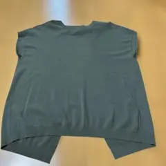 Theory ダークグリーン ノースリーブ S