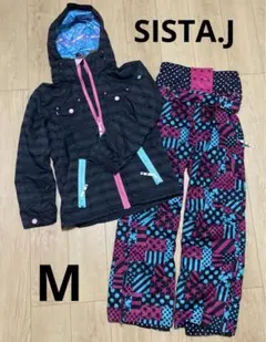 SISTA.J スノーボードウェア スキーウェア レディース 上下セット M