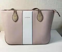 & chouette センターライントートバッグ ピンクベージュのサムネイル