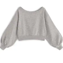 GRL オフショルダースウェットトップス