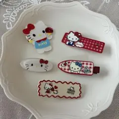 Hello Kitty ヘアピン 5点セット