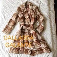 GALLARDA GALANTE ロングコート モヘア アンゴラ ベルト