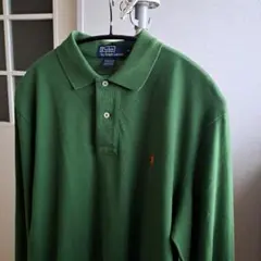 90s Polo by Ralph Lauren グリーン ポロシャツ M