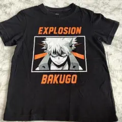 ユニクロ 僕のヒーローアカデミア ヒロアカ 爆豪 半袖Tシャツ 120