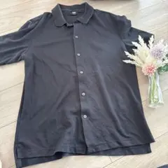 ユニクロ × Theory ブラック ポロシャツ Lサイズ