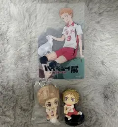 ハイキュー!! 夜久衛輔 クリアカード キーホルダー フィギュア セット