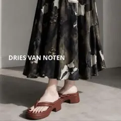 DRIES VAN NOTEN》 厚底トングサンダル ◇37 イタリアレザー - メルカリ