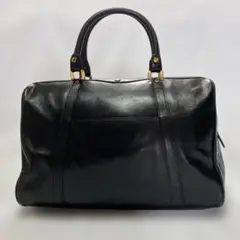 美品 GOLD PFEIL ハンドバッグ レザー ブラック　ミニボストン 黒 楽天市場】GOLD PFEIL レザーボストンバッグ 44CM