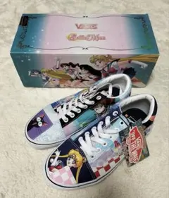 VANS スニーカーオールドスクール 美少女戦士セーラームーン箱有23.5cm