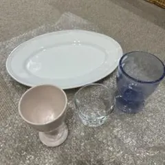 【4点セット】食器セット プレート グラスのサムネイル