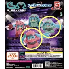ガチャ GUNDAM × MIKU フィギュアコレクション ２種 セット ☆