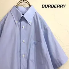BURBERRY LONDON 刺繍ロゴ ボタンダウンシャツ